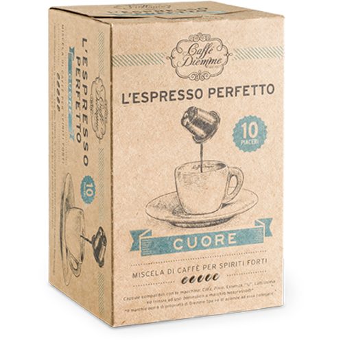 Diemme Cuore koffeinmentes Nespresso kompatibilis kapszula 10 db