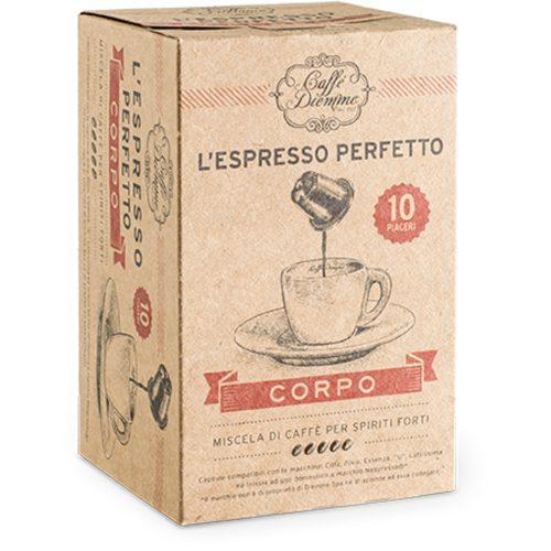 Corpo Nespresso kompatibilis kávékapszula 10 db erős kávé